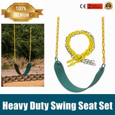 Swing Seat Garden Playground Slides Accessories Set w/ 60" Chain For In/outdoor