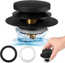 Bathtub Drain Stopper, Universal Tub Stopper for Replacing Tip Toe/Trip