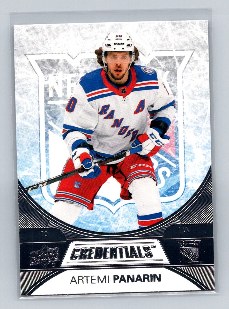 2021-22 Upper Deck Credentials #15 Artemi Panarin New York Rangers