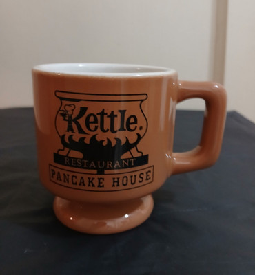 Vintage Restaurant Ware KETTLE RESTAURANT Small Coffee Mug Cup Pancake House