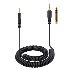 ATH-M50x Cable Coiled Aux Cord Replacement for Audio Technica M40x M70x Wired...