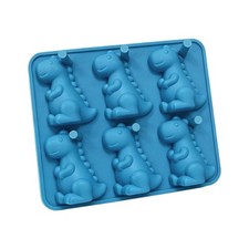 Dinosaur Silicone Candy Molds Gummy Dinosaur Molds 6-Cavity Chocolate Mould