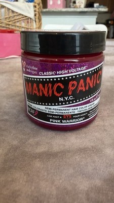 Manic Panic High Voltage Semi-Permanent Hair Color Cream PINK WARRIOR Vegan NEW
