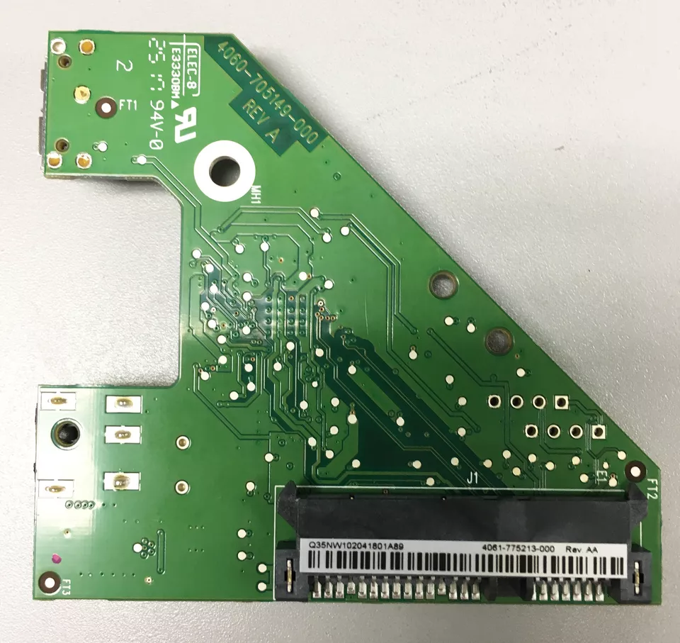 4060-705149-000 REV  A Controller Board for WD 3.5 HD USB 3.0 asmedia/ASM1151W - Image 2 of 2