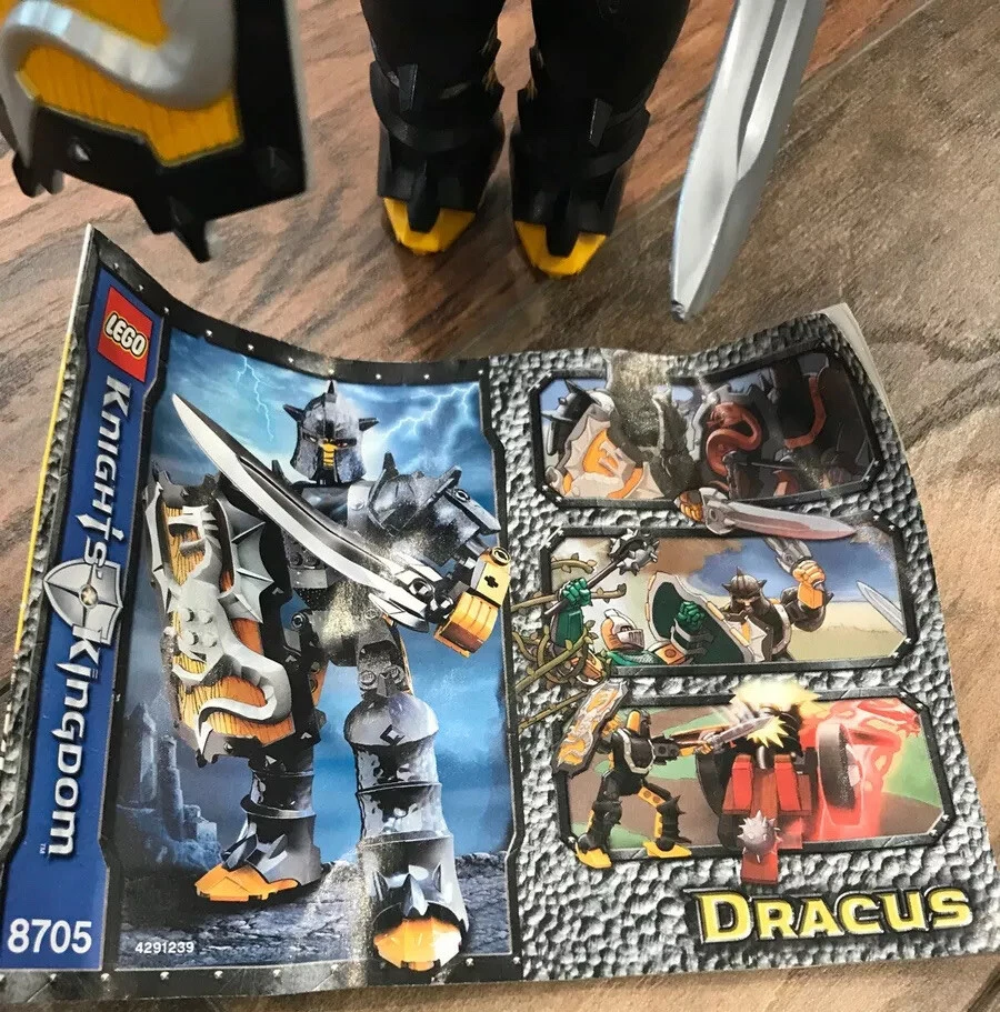Lego Knights kingdom 8705 Dracus complete no box