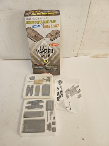 Panzer Korps - Super Tank tedesco E-100 + Tiger I Late - 2 modelli - NUOVO - Foto 3 di 3