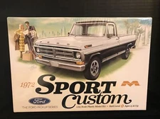 MOEBIUS 1220 1972 FORD SPORT CUSTOM PICKUP TRUCK MODEL KIT-NIB-1/25 SCALE