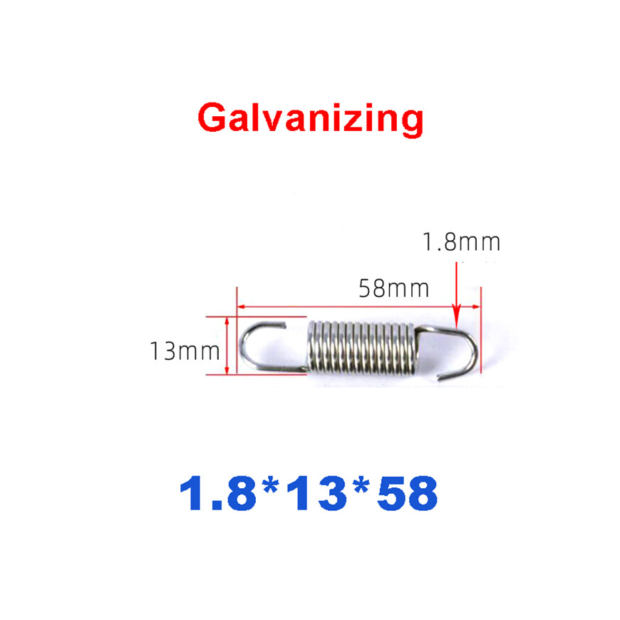 Expansion Spring Tension Extension Expanding Extending Spring 3.0*30*100-600mm Expansion Spring Tension Extension Expanding Extending Spring 3.0*30*100-600mm
