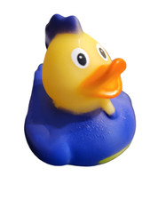 The Dreidel Co. 2" Rubber Duck - Purple Chicken Duck