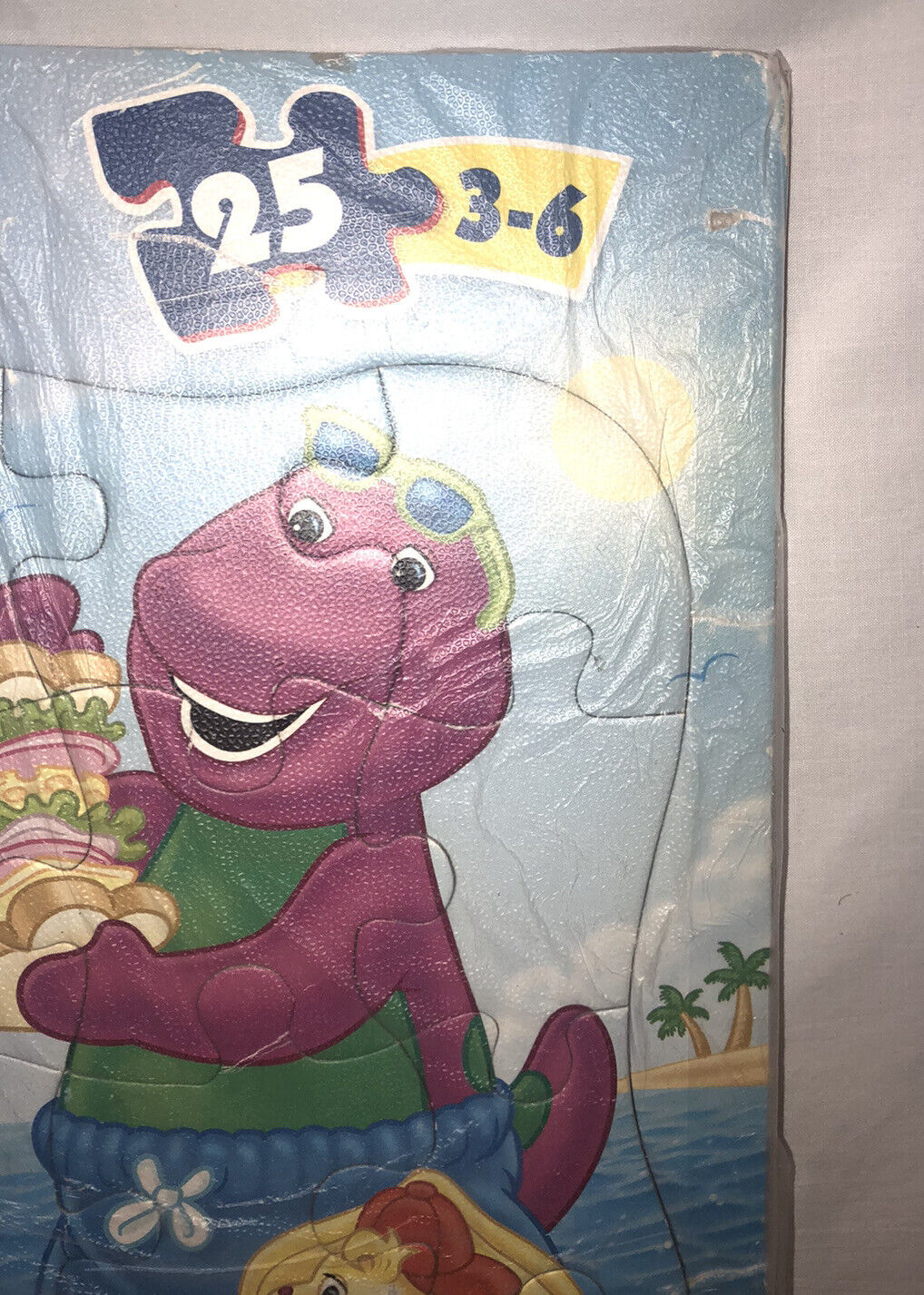 Mattel Barney and Friends 25 Piece Tray Puzzle for sale online