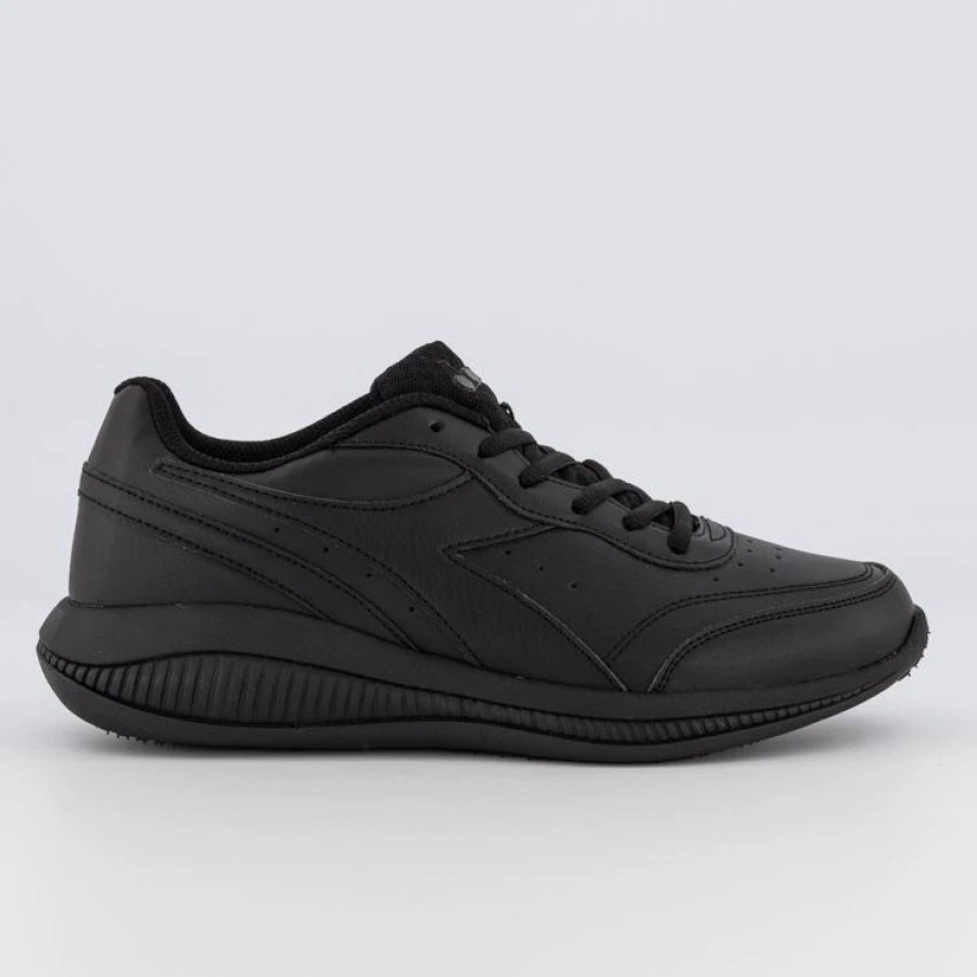DIADORA EAGLE 4 SL MENS WOMENS BLACK GYM RUNNING SPORT SHOES