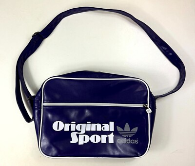 Adidas Trefoil Logo Retro Purple Men Laptop Messenger Shoulder Bag