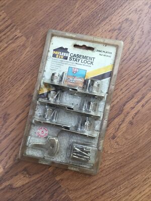 Brass Finish, Zinc Plated Lockable Casement Fasteners x 6 for Windows ...