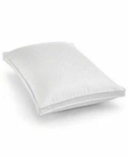 Hotel Collection European White Goose Down Firm Support Standard Pillow for Side