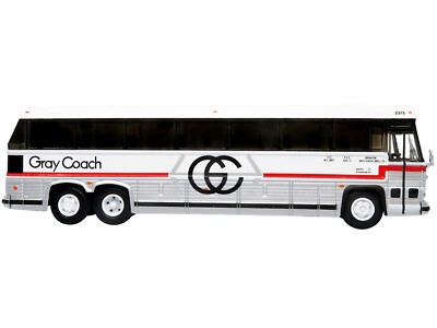 1980 MCI MC-9 CRUSADER II BUS GRAY COACH ONTARIO CN 1/87 ICONIC