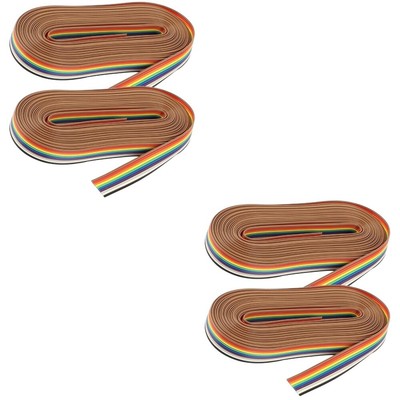 4 Rolls Kupfer Band Farben Von Regenbogen Pitch Band Kabel Band Kabel 10 Pin