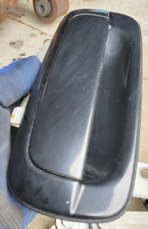 98-05 LEXUS GS300 GS400 GS430 Conjunto de manija exterior puerta trasera izquierda negro OEM Foto 3 de 4
