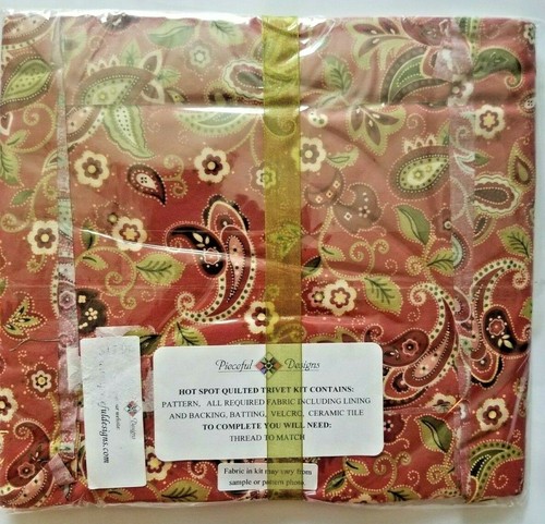 Pieceful Designs "Hot Spot" Quilted Trivet Sewing Kit - Picture 3 of 3
