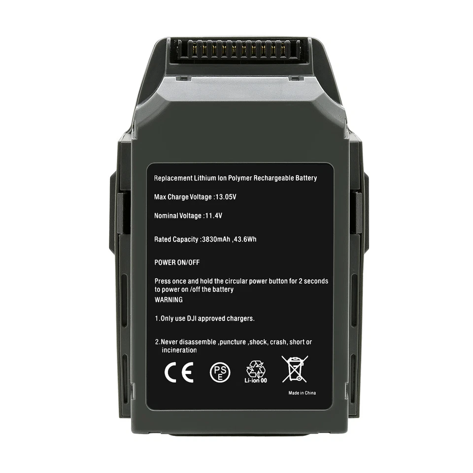 Batería de Vuelo Inteligente Alta Capacidad LiPo 11.4V 3830mAh para DJI Mavic Pro Foto 3 de 4
