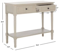 Safavieh Samantha 2 Drawer Console, Reduced Price 2172720544 AMH5710A