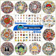 1000+ Various Themes Collection 4-2 Anime Kids Game Cartoon Skateboard Stickers