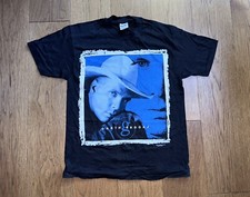 VTG Garth Brooks T Shirt Mens Fresh Horses World Tour Single Stitch 90s M/L RARE
