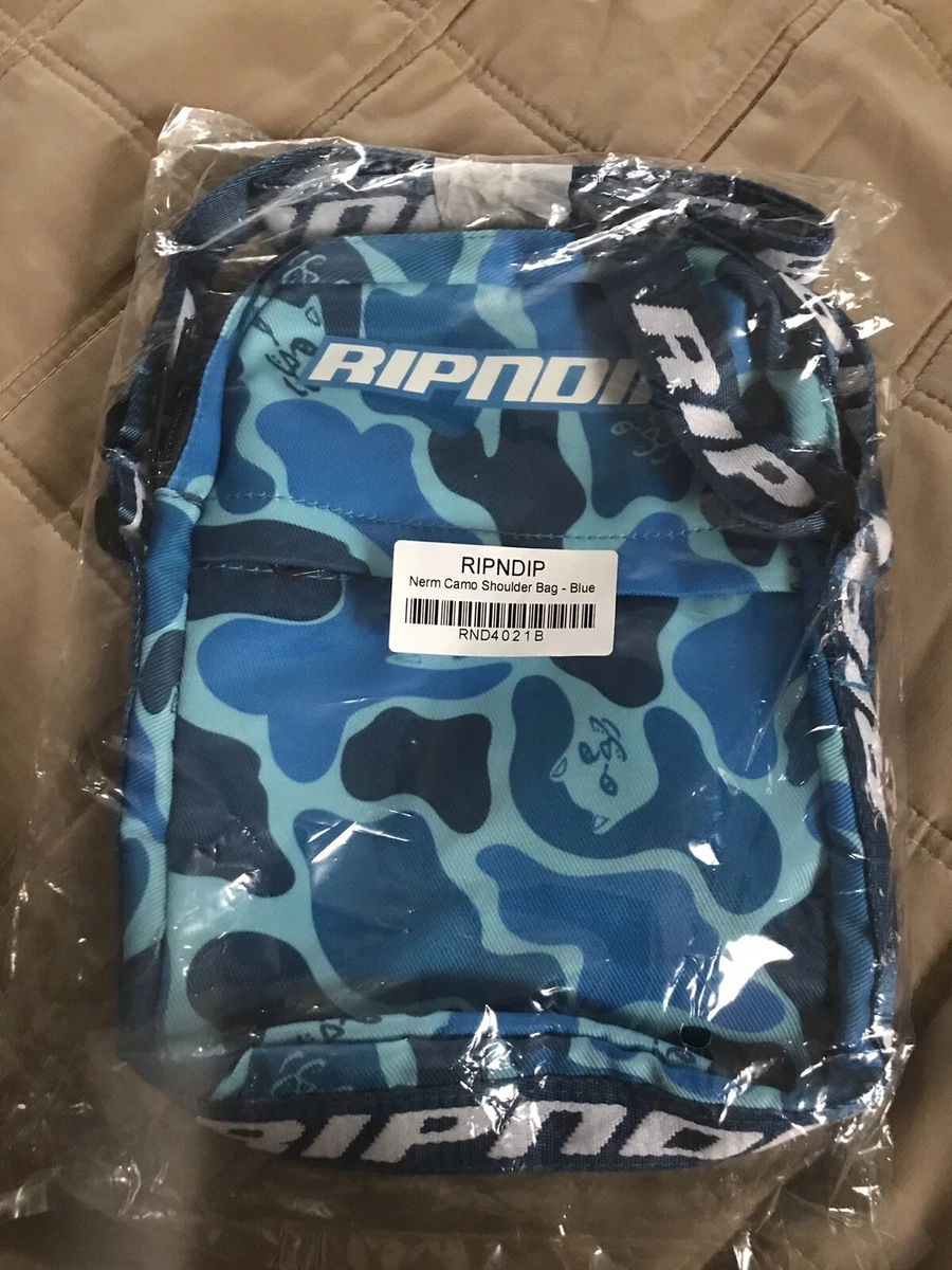 RIPNDIP Nerm Camo Blue Shoulder Bag