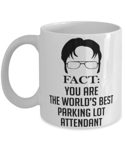 Funny Parking Lot Attendant Mug Gift Fact You Are The World's Best Parking Lot - Foto 1 di 1