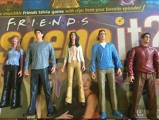 TV/NBC'S FRIENDS CUSTOM ACTION FIGURES 5 ROSS, RACHEL + SCENE IT DVD BOARD GAME 