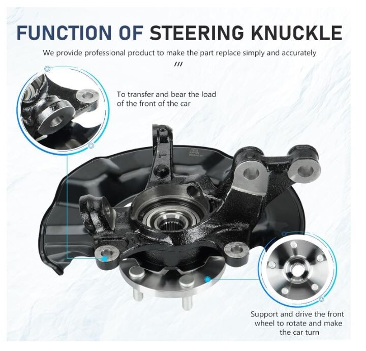 2009-2013 Toyota Corolla Matrix Cojinetes Cubo Rueda Munon Direccion Delantero