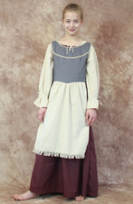 Girls' sz 10 Medieval/Renaissance Rustic Peasant 2-pc costume dress