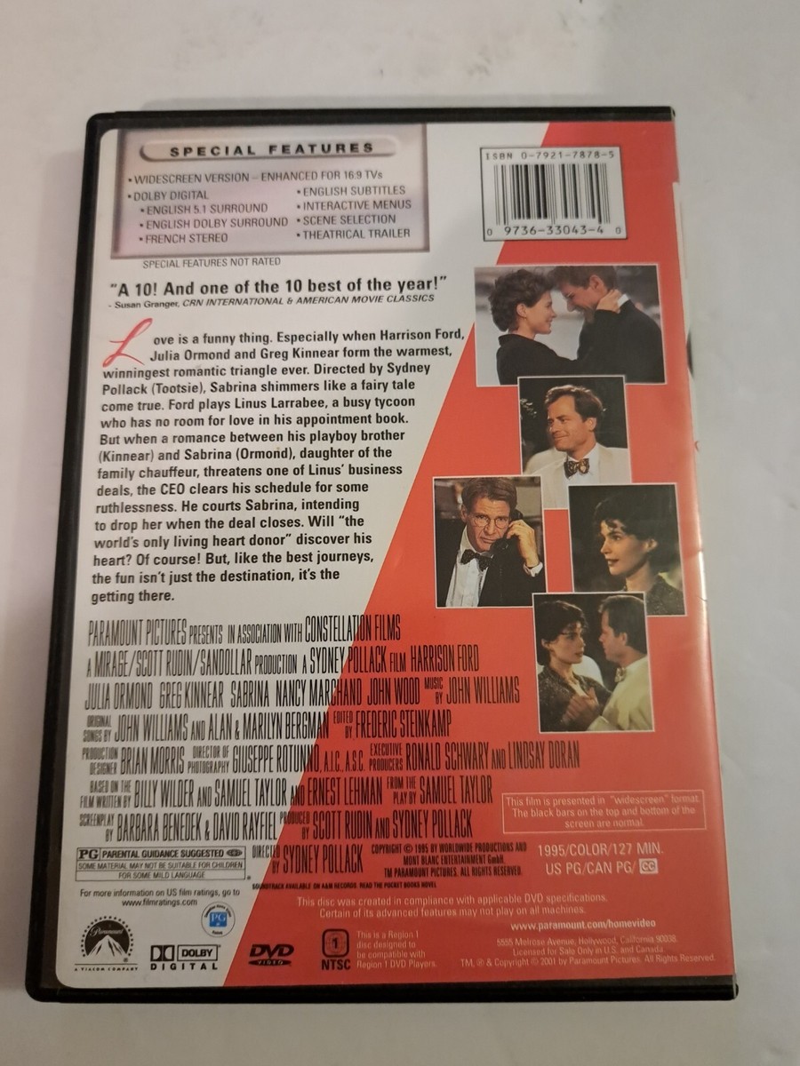 Sabrina (1995) (DVD, 1995) 97363304340| eBay