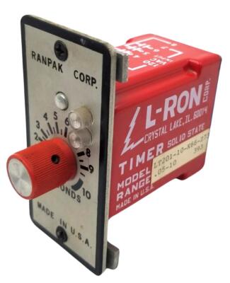 L-Ron LT201-10-K66-Z73 Solid State Timer 120VAC Input 393 Range 0.05-10 ...