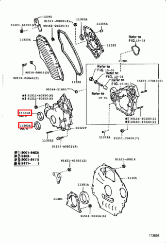 Genuine LandCruiser HDJ81 HDJ80 1HD Timing Cover Injector Fuel Pump Oil Seal - Picture 6 of 20