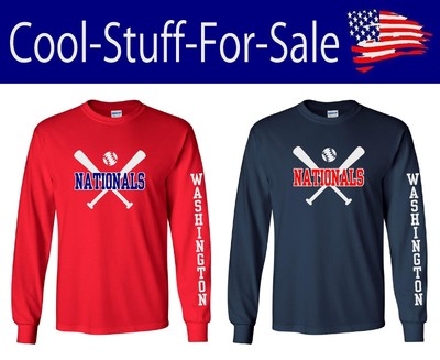 washington nationals long sleeve shirt