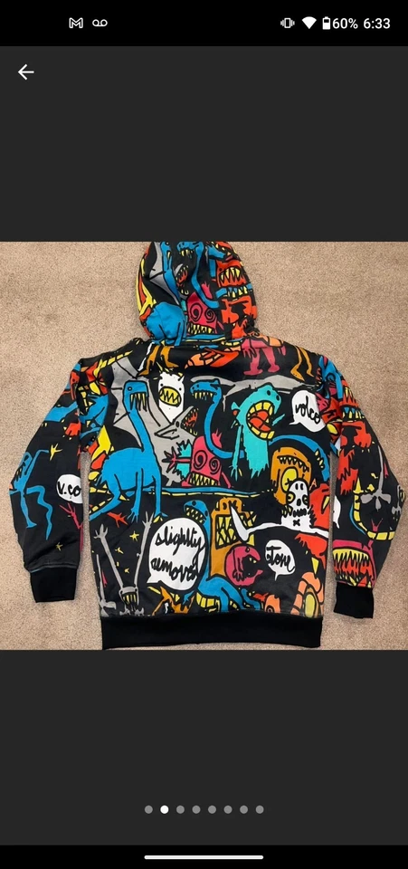 Volcom Ryan Sheckler Jessie Pinkman Vintage Hoodi Y2K Extremely Rare Great Condi - Image 2 of 4