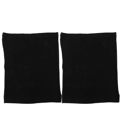 2 Pcs Chapeau Bas En Coton Mercerisé Bonnet Intérieur Hijab Noir - Photo 1/4
