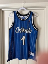 Champion Authentic Jersey Anferee Penny Hardaway Orlando Magic Blue Pinstripe 44