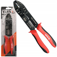 Abisolierzange Crimpzange Kabelschuhzange AderendhüLsenzange 240Mm Yato
