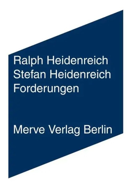 Forderungen | Ralph Heidenreich (U. A.) | Deutsch | Taschenbuch | 136 S. | 2015-image
