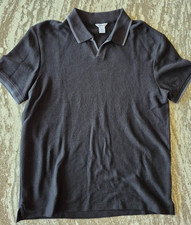 Calvin Klein Short Sleeve Polo Shirt Medium 79 retail MINT FREE SHIPPING 