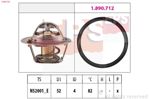 THERMOSTAT KÜHLMITTEL 1.880.725 FÜR MITSUBISHI ECLIPSE/CROSS LANCER/VIII COLT/CZC - Bild 2 von 6