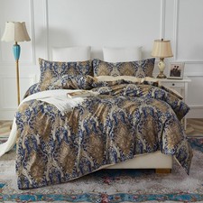 3pcs Boho Paisley Duvet Cover Set 1 Duvet Cover 2 Pillowcase, Without Core ,...