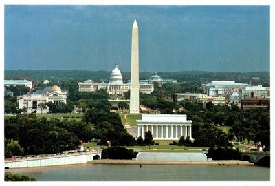 Capitol Washington Monument Washington D.C. Postcard