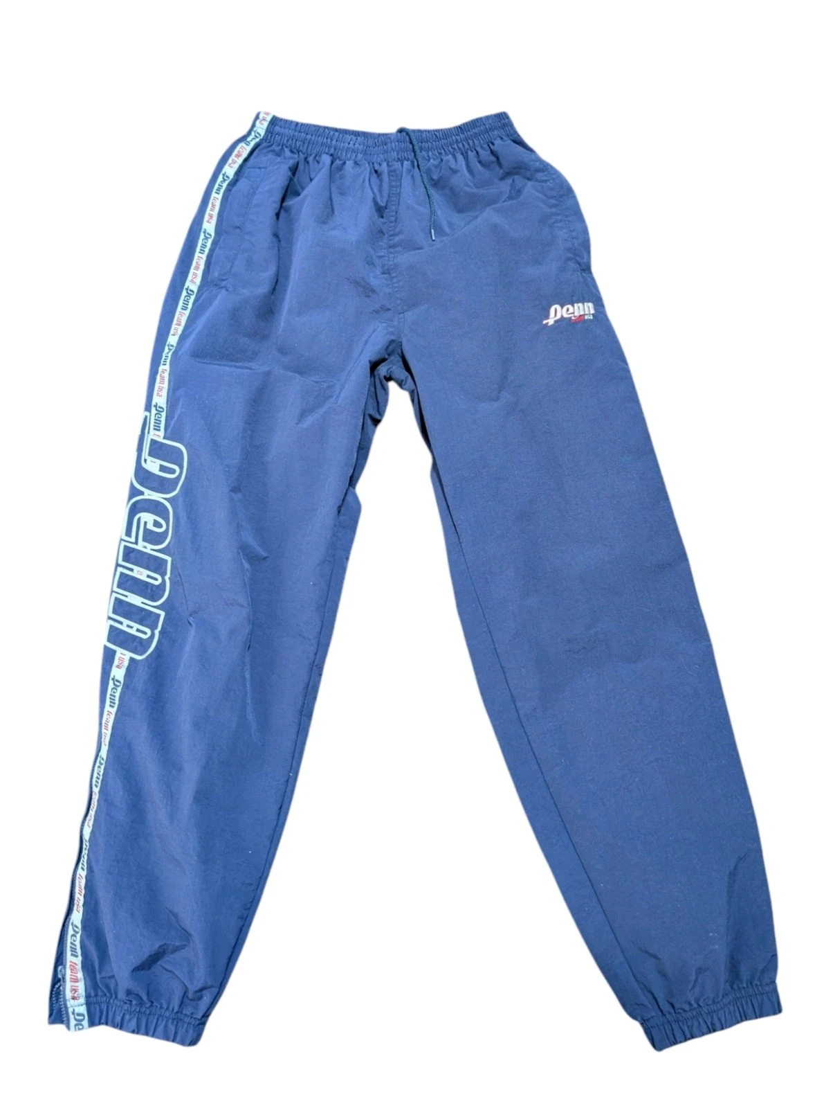 Vintage 90s Mens S Spell Out Penn State University Mesh Pants Nylon USA