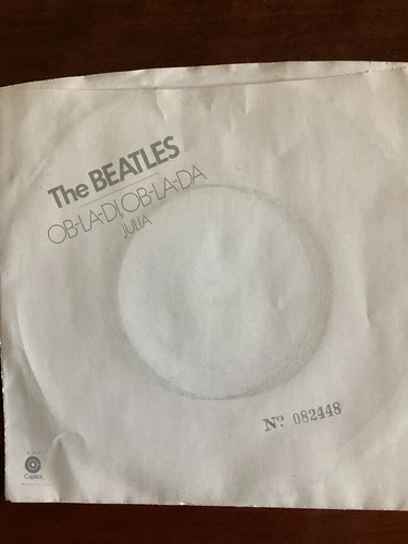 Beatles OBLADI-OBLADA  1976 Capitol 45  NUMBERED picture sleeve NM/VG+