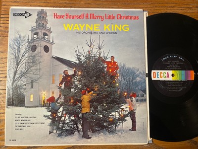Wayne King Have Yourself A Merry Little Christmas LP Decca Mono Holiday GD+