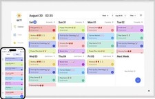 15.6  Digital Calendar Photo Frame   Clock Display, White Brand New