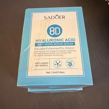 Sadoer 8D Hyaluronic Acid Anti-Aging Repair Serum 1.5ml 15ct Lot Of 2 Exp 01/28