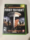 First to Fight United States Marines Microsoft Xbox Video Game CIB Complete